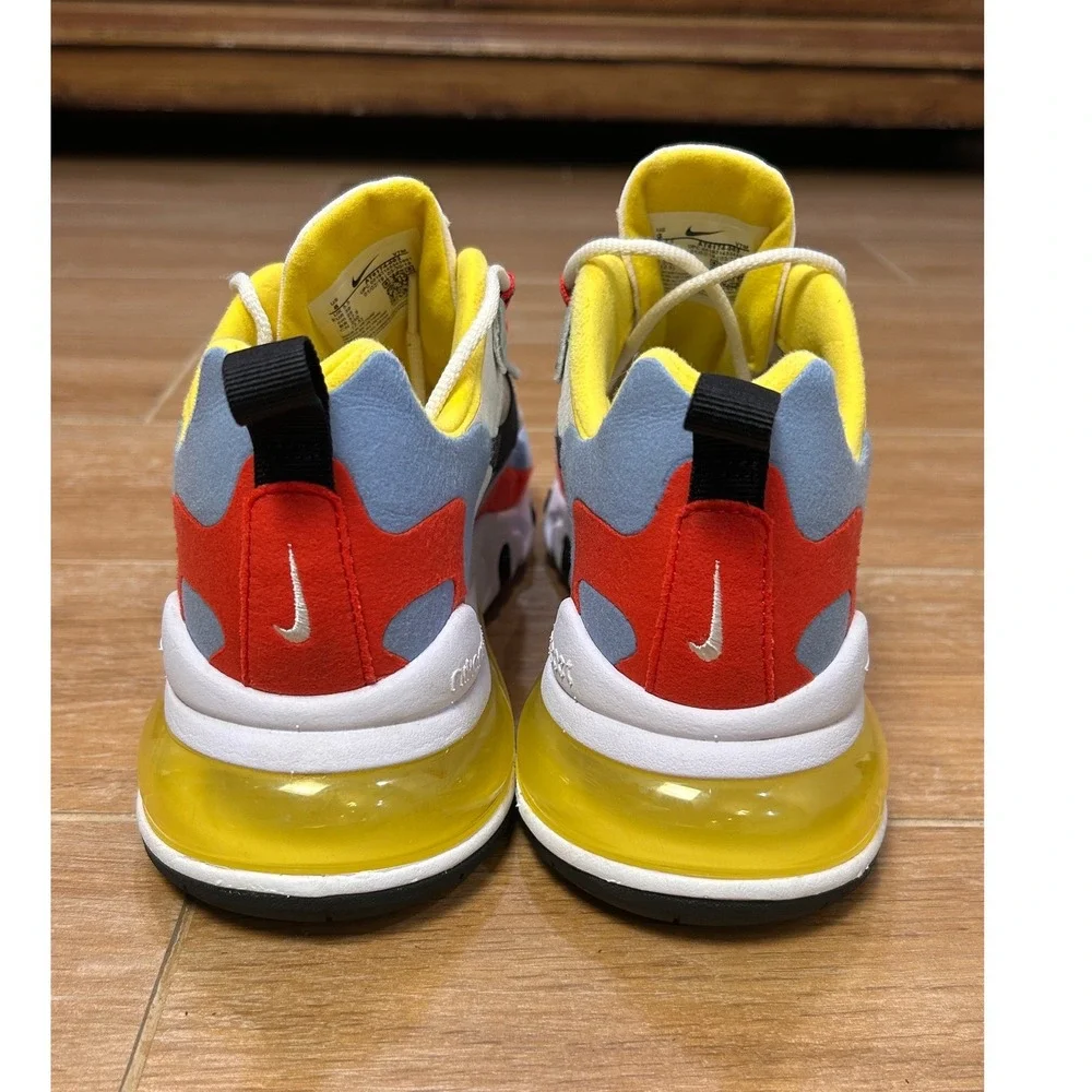 Nike Air Max 270 React Bauhaus Multi‎ Color Sneakers Women's 8